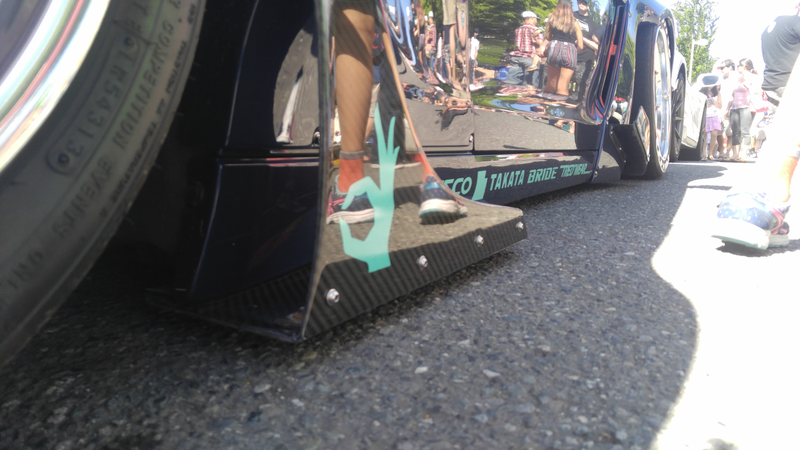 I’m considering replacing my rear view mirror with a polished chunk of carbon fiber. Weight reduction and whatnot